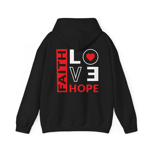 FAITH HOPE & LOVE UNISEX HOODIE